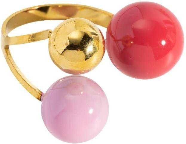 lucky life for me Ring Edelstahl, vergoldet, Perle, Damen - Bild 1