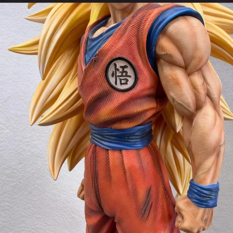 Bandai Dragon Ball SSJ3 Goku Actionfiguren, 54 cm, Kunststoff - Bild 6
