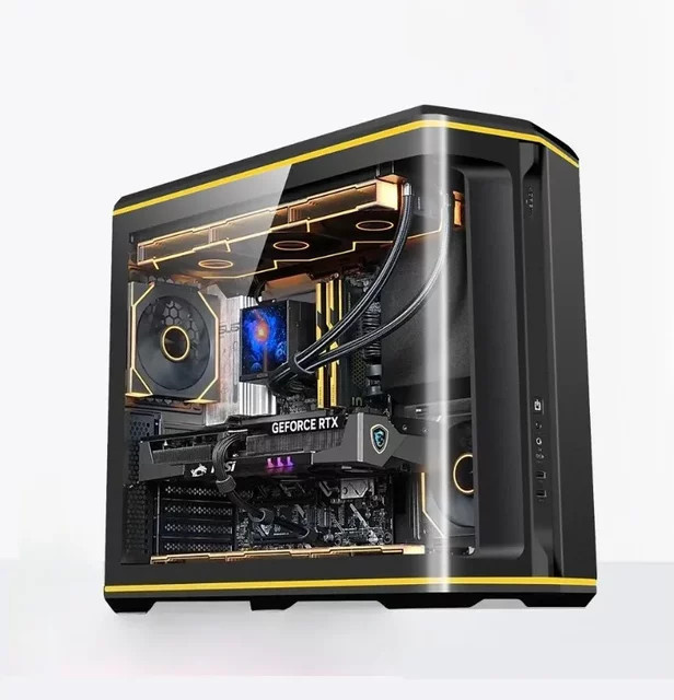 Gaming Desktop-PC in Schwarz mit Intel i9 14900KF oder Ultra 9 285K und RTX 5070 Ti oder 5080 für Wettbewerbs-Gaming - Bild 1