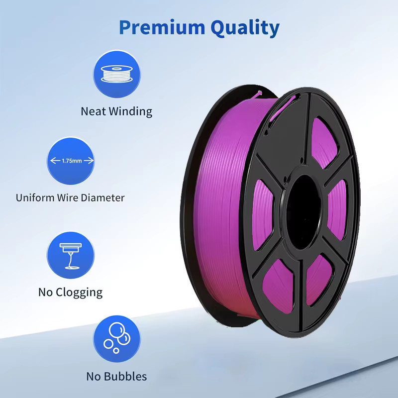 3D Maliang PLA-Filament Bundle für FDM 3D-Drucker, im Dunkeln leuchtend, Blau, 1,75 mm, 250 g - Bild 2