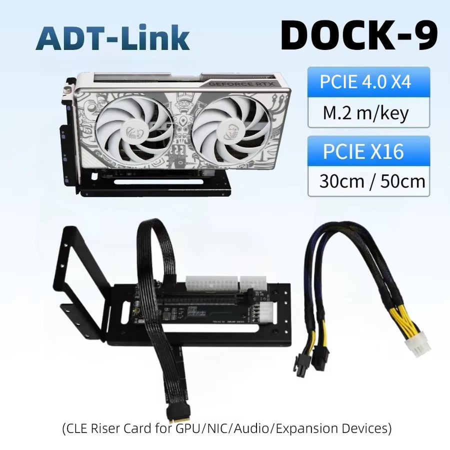 Asus ROG Ally DOCK-9 M.2 NVMe PCI-e 4.0 x4 Externe eGPU Dockingstation in Schwarz - Bild 2