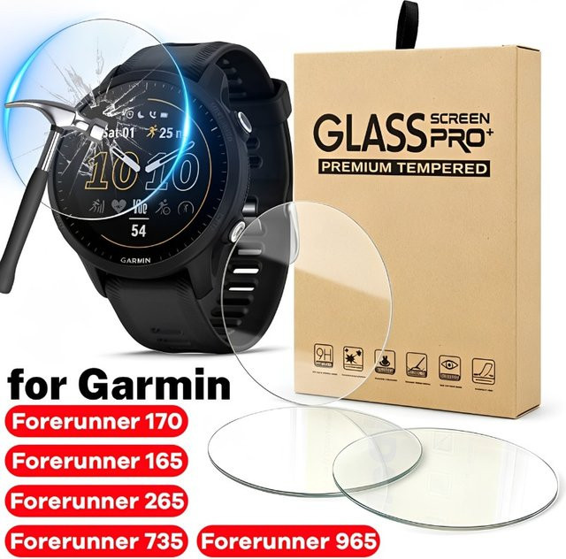 Garmin Displayschutzfolie aus gehärtetem Glas, transparent - Bild 1