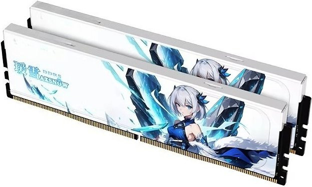 AXSNOW Mecha DDR5 RAM Speicherstick 6400MHz 32GB in Weiß - Bild 1