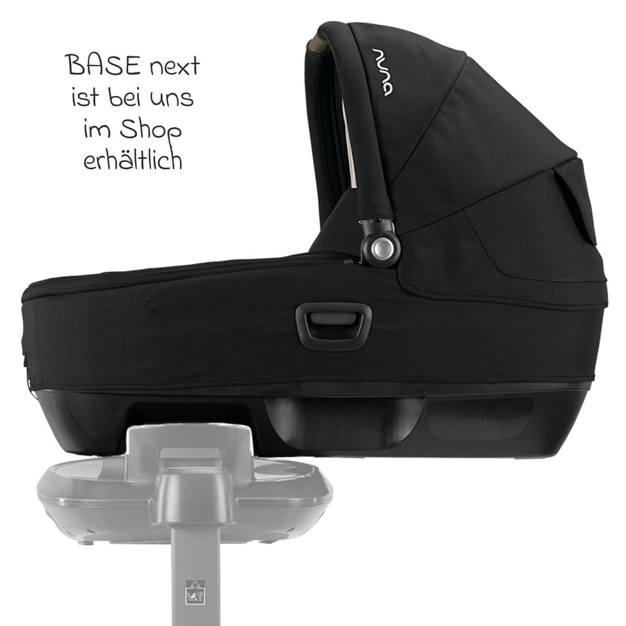 Nuna Babywanne CARI next in Caviar mit ISOFIX-Basis und EPP-Schaumstoff - Bild 2