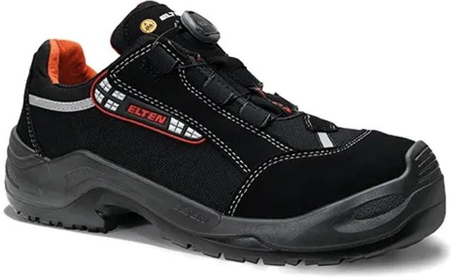 Elten Sicherheitshalbschuh Senex Boa ESD S3 in Grau Schwarz Rot Gr. 44 - Bild 1