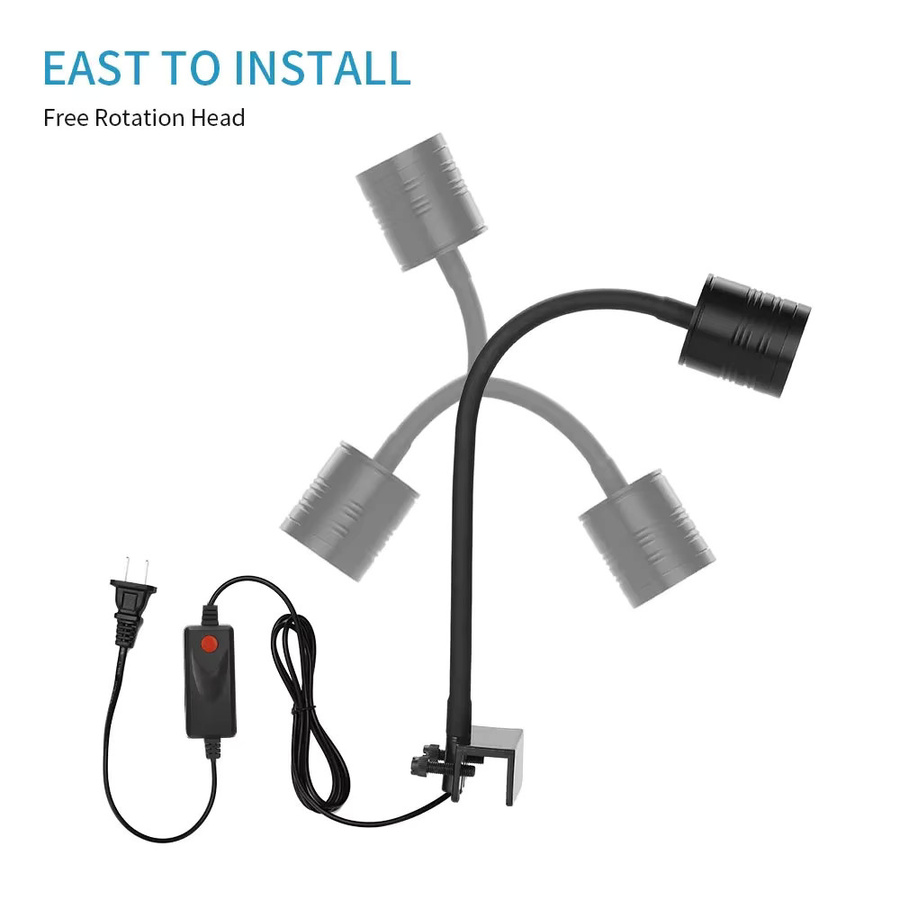 SEVEN MASTER LED-Aquarienstrahler in Warmweiß mit Clip-Halterung, Schwarz - Bild 4