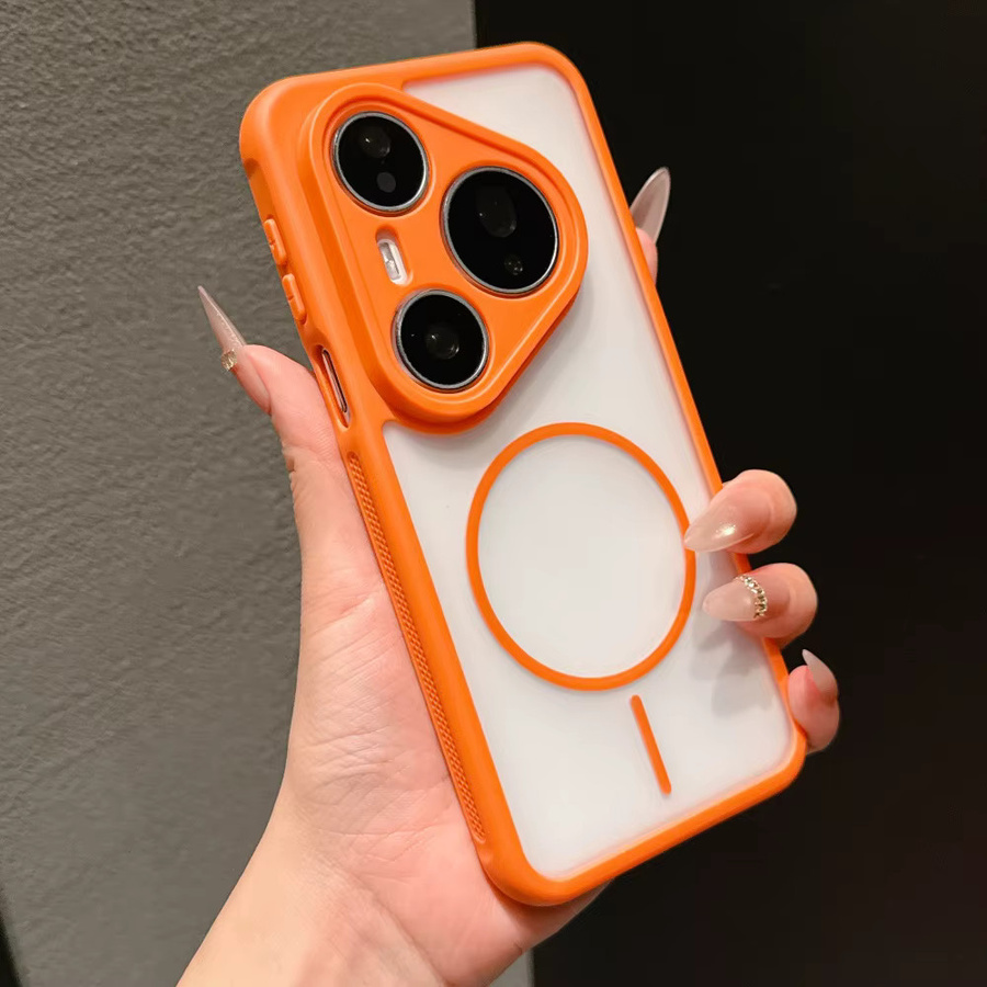 Stoßfeste und magnetische Handyhülle für Huawei Pura 80 Pro, Pura 70, Mate 70 und 60 Pro Plus in Transparent mit MagSafe-Kompatibilität - Bild 2