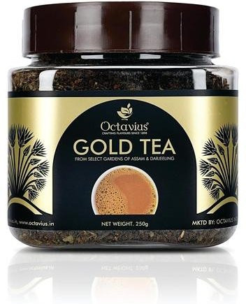 Octavius Gold CTC Tee, Schwarztee, lose, 250 g - Bild 1