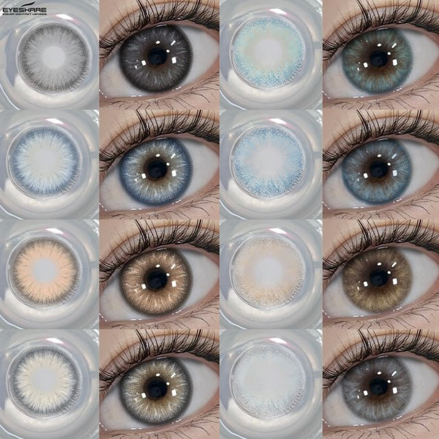 EYESHARE Farbkontaktlinsen Bali-Gray, Unisex - Bild 1