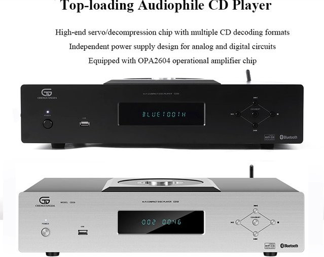 Nobsound CD50HIFI Professioneller CD-Player mit Bluetooth 5.3 und SC6137 DAC-Chip sowie DA11 Laufwerksmechanismus - Bild 1