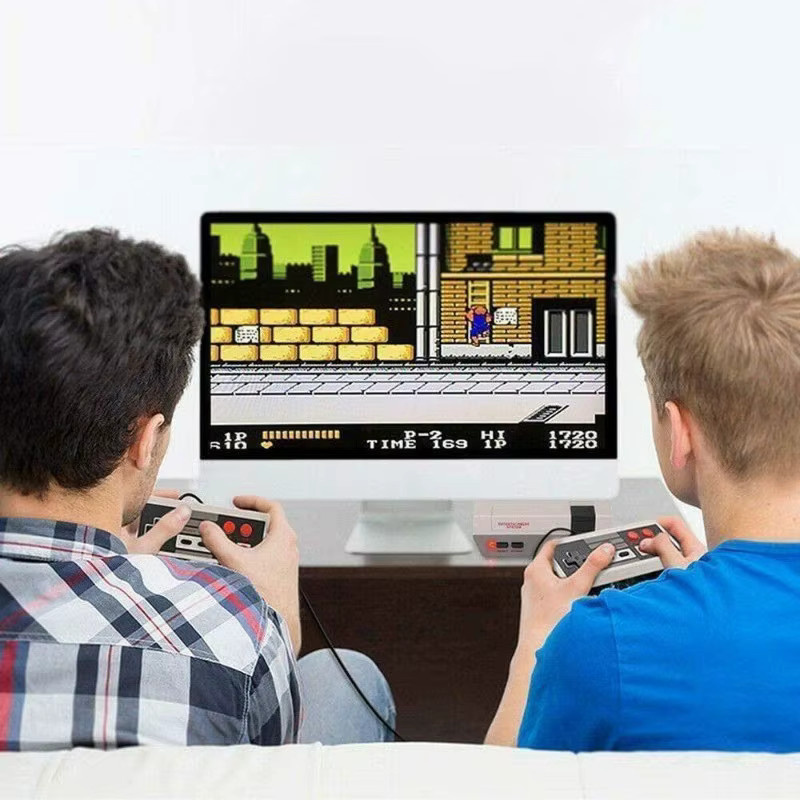 Retro 8-Bit Mini Game Controller für Nintendo NES System in Weiß - Bild 4