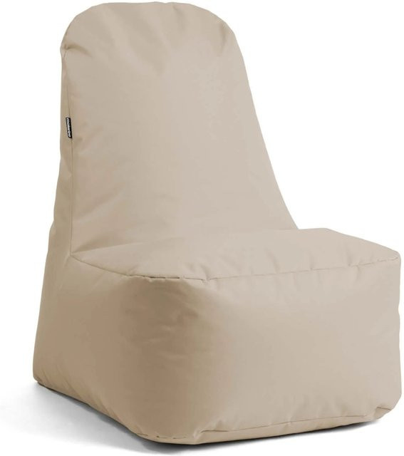mokebo Sitzsack Sessel Der Däumchendreher Bean Bag als Gaming Sessel in Beige mit wasserabweisendem Stoff und EPS-Micro-Beads - Bild 1