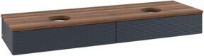 V&B Waschtischunterschrank Antao mit Frontstruktur und integrierter Beleuchtung, Wandmontage, B/T: 160 x 50 cm - Bild 1