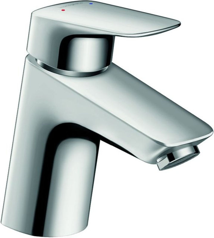 Hansgrohe Waschtisch-Einhebelmischer Logis 70 mit Zugstangen-Ablaufgarnitur in Chrom - Bild 2