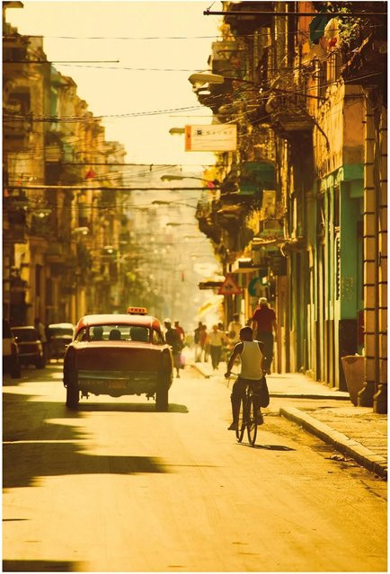Komar Wandbild Cuba Streets Paper Poster Multicolor B: 50 cm, H: 70 cm - Bild 1