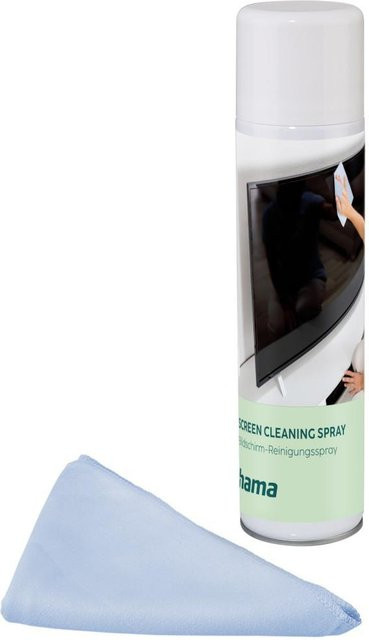 Hama Bildschirmreiniger Schaum mit Reinigungstuch in Weiß, 400 ml - Bild 1