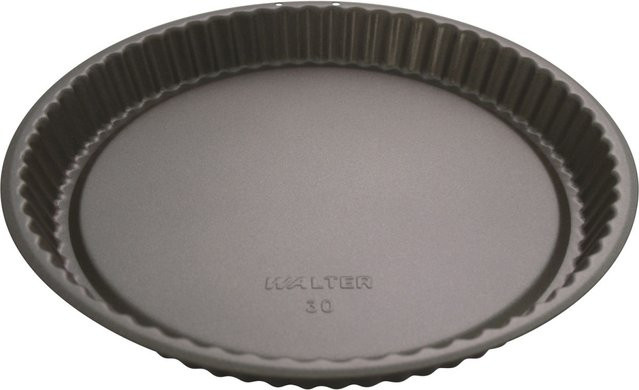 Schneider Walter Obsttortenform aus Keramik, rund, grau, Durchmesser: 30 cm, Volumen: 1,7 l - Bild 1