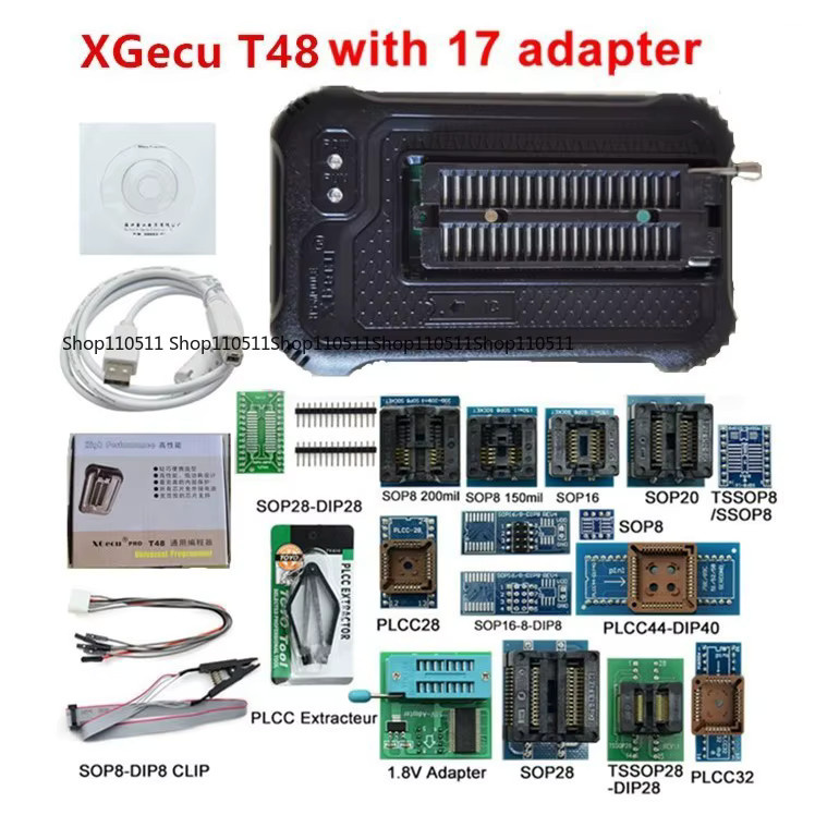 XGecu T48 Universal-Modul TL866II plus in Schwarz - Bild 4