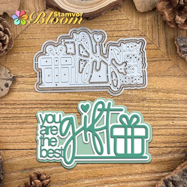 Metall-Stanzform Sie sind das beste Geschenk Silber für Scrapbooking und Dekoration - Bild 1