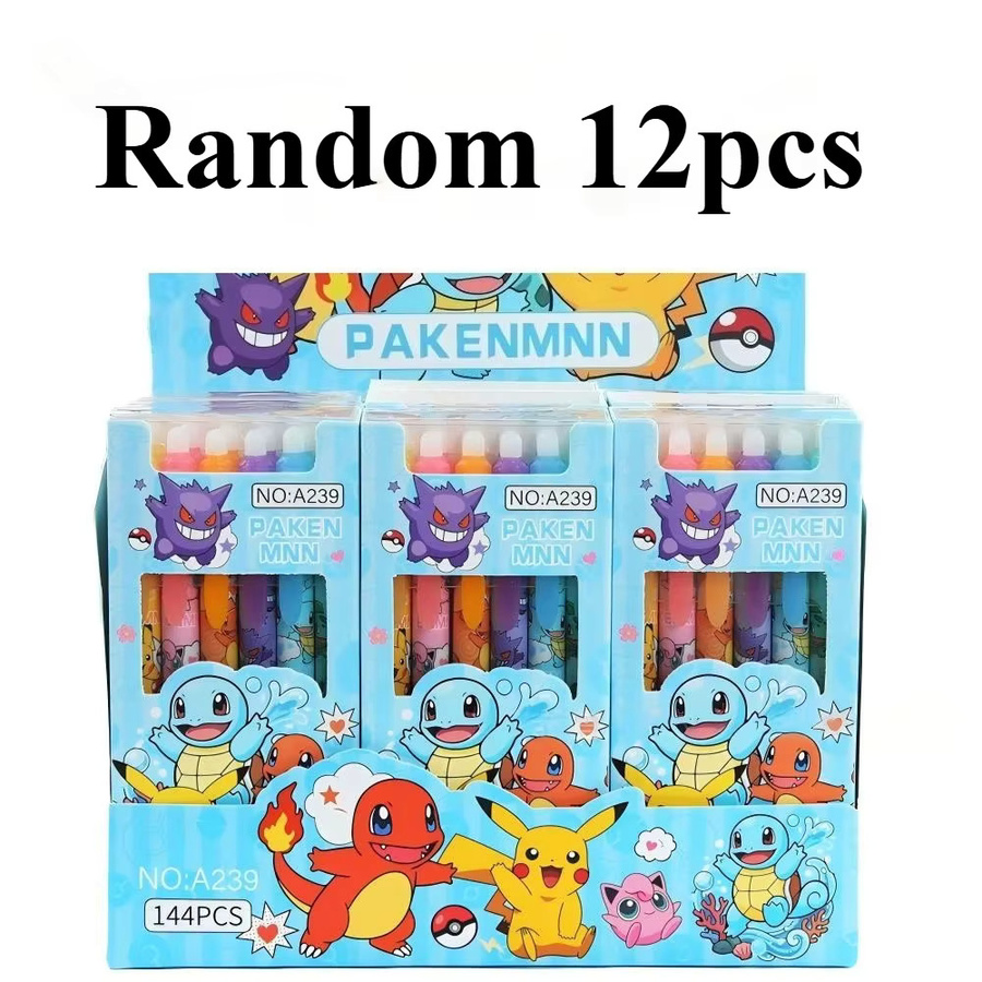 Bandai Pokemon abwischbare Neutralstifte mit blauer Tinte und 0,5 mm Spitze in verschiedenen Designs - Bild 3