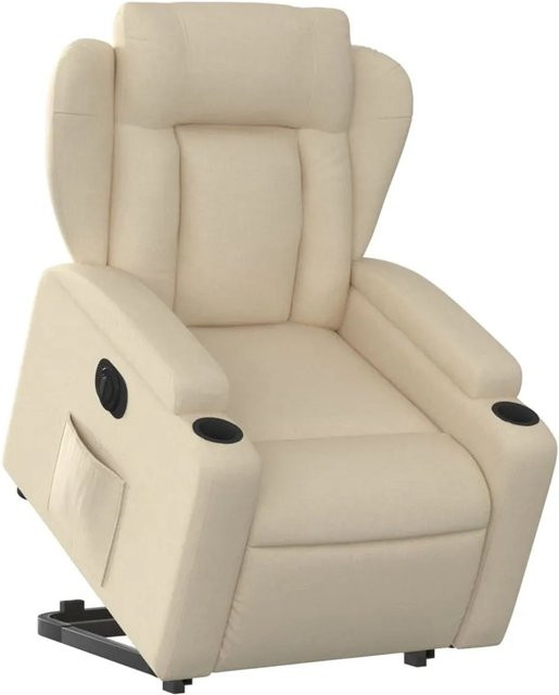 vidaXL Relaxsessel mit elektrischer Aufstehhilfe in Beige aus Stoff Modell 9 - Bild 1