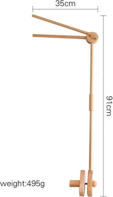 Binchi Outdoor Product Baby Holz Bettglocken Halterung Mobile, ab 0 Jahre - Bild 1