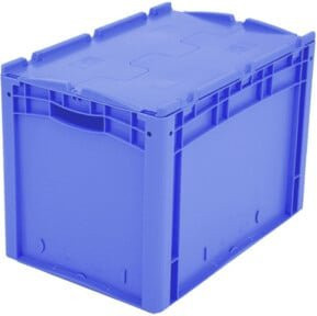 Bito Eurostapelbehälter XL mit Deckel XLD64421, Blau, B/T/H: 60 x 40 x 43,8 cm - Bild 1