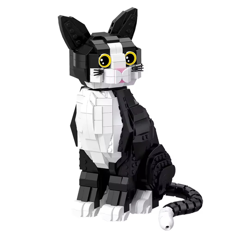 Doubuilt Smoking-Katze, Mikro-Cartoon-Modell, 801 Teile - Bild 4