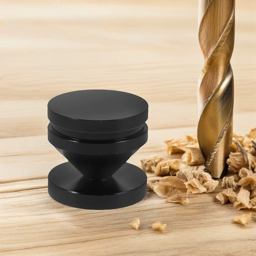 Foxnovo Lautsprecherspikes in Schwarz, 4er-Set Hochleistungs-Isolationsfüße zur Anti-Vibrations-Dämpfung für Verstärker, CD-Player und Plattenspieler - Bild 6