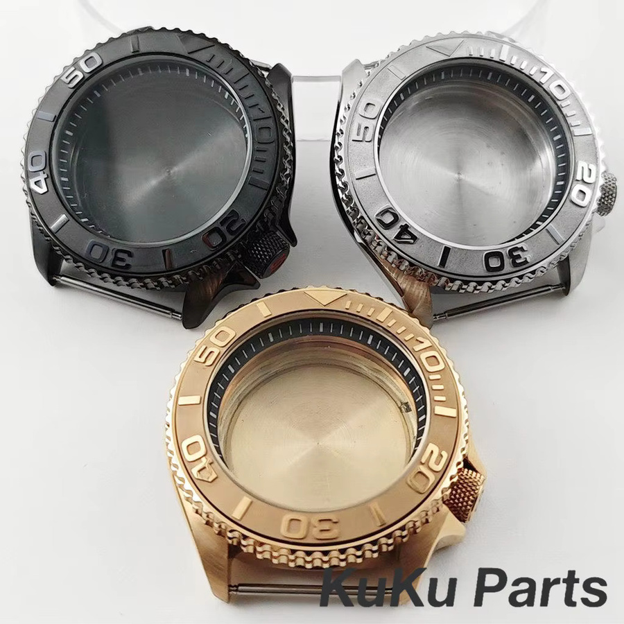 HUANXIAO Uhrengehäuse SKX007, Roségold, 42 mm, Unisex - Bild 4