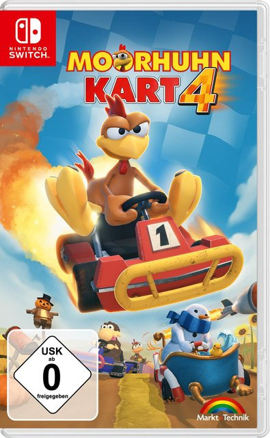 Moorhuhn Kart 4 für Nintendo Switch Simulation USK 0 - Bild 1