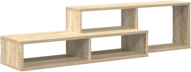 vidaXL Wand-TV-Stand aus Holzwerkstoff in Eiche, Beige, B: 120 cm, T: 25 cm, H: 28,5 cm - Bild 1