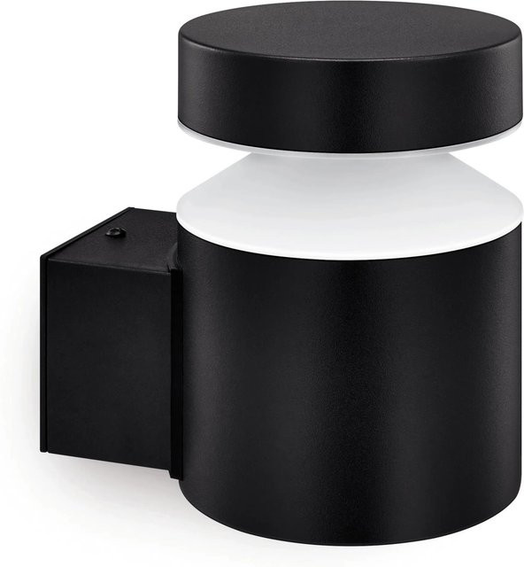 Philips Laven Up LED Außenwandleuchte Schwarz IP44 6W 2700K Warmweiß - Bild 1