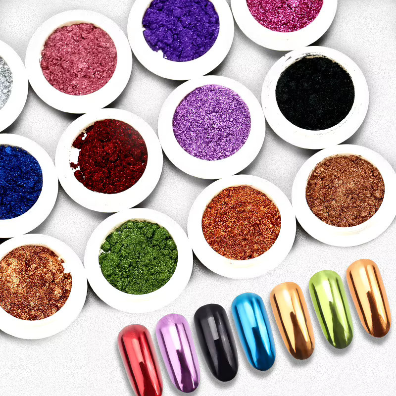 MAFANAILS Nail Art Magic Mirror Powder, Metallic, Unisex - Bild 4