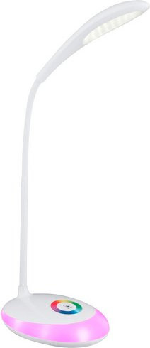 Globo LED-Tischleuchte Minea in Weiß aus Kunststoff mit Touch-Dimmer, Höhe: 48 cm - Bild 1