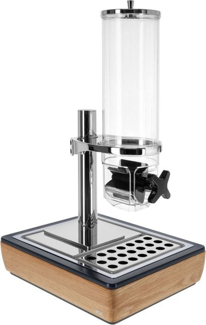 VEGA Müslispender Montana GN 1/2, 4l, Eiche/Transparent/Edelstahl, B/T/H: 36,5 x 30,5 x 64,7 cm - Bild 1