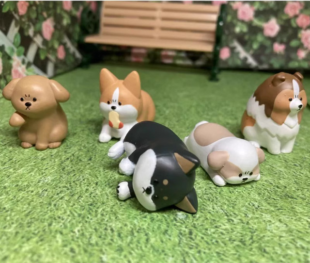 Banpresto Wütender Hund, Blindbox, Actionfigur, Shiba-Hund, Corgi - Bild 1