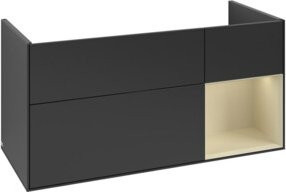 V&B Waschtischunterschrank Finion in Blau lackiert, Breite: 119,6 cm, Tiefe: 49,8 cm - Bild 1