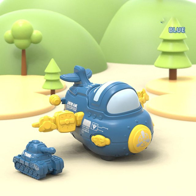 Linyi toy Flugzeug blau - Bild 1