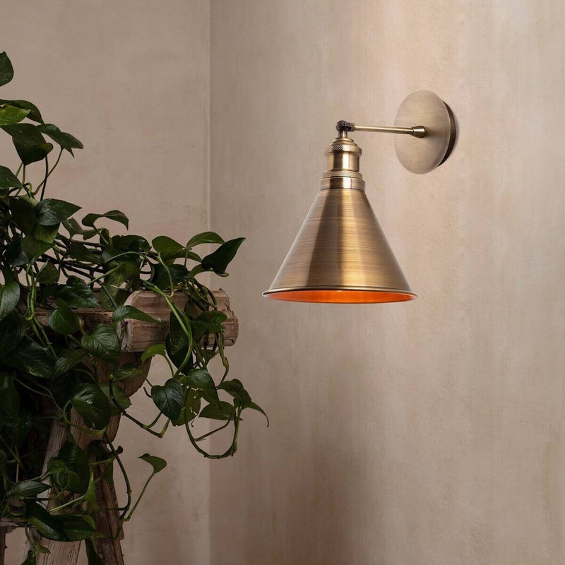 Opviq Wandleuchte aus Metall im Vintage-Design mit 1 E27 Fassung, B/H/T: 20 x 29 x 20 cm - Bild 2