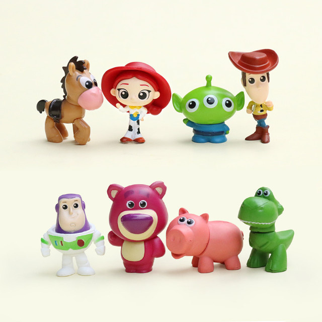 Bandai Disney Toy Story Buzz Lightyear, 8-teiliges Set, Mini-Figuren - Bild 1