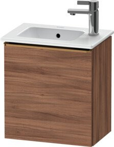 Duravit Waschtischunterschrank D-Neo in Nussbaum Natur, Wandmontage, B/T/H: 41 x 27,4 x 44 cm - Bild 1