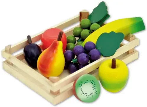 Vedes Obststeige, Holz, 9-teiliges Set, ab 3 Jahre - Bild 1
