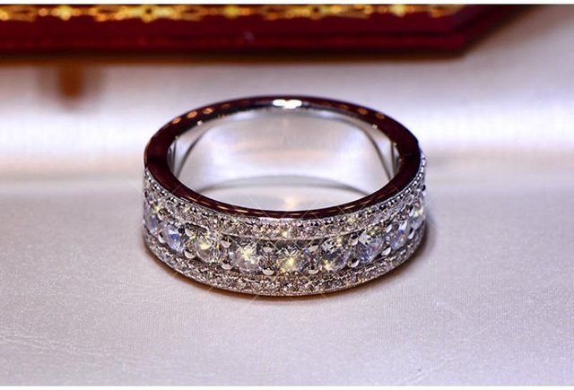 YIRAN Jewelry Ring, vergoldet, Mikrodiamanten, Zirkonia, Damen - Bild 1