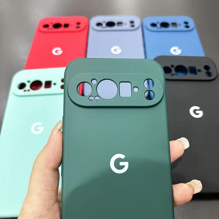 Stoßfeste Silikon-Schutzhülle für Google Pixel 10, 9, Pro, XL, 8, 7, A in Türkis - Bild 2
