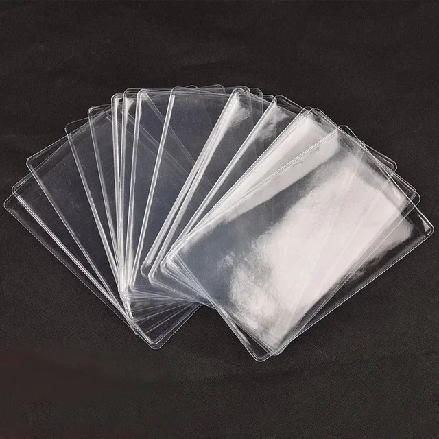Transparente Kartenhülle aus PVC für Kreditkarten, ID-Karten und Visitenkarten, Unisex, Marke eTya - Bild 1