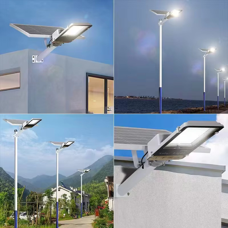 YQCHEZI Solar-LED-Straßenlaterne mit 6000 mAh Akku, 7500 K Cool Daylight und IP65 Wasserdichtigkeit inklusive Fernbedienung für Außenbereich, Garten und Terrasse - Bild 6