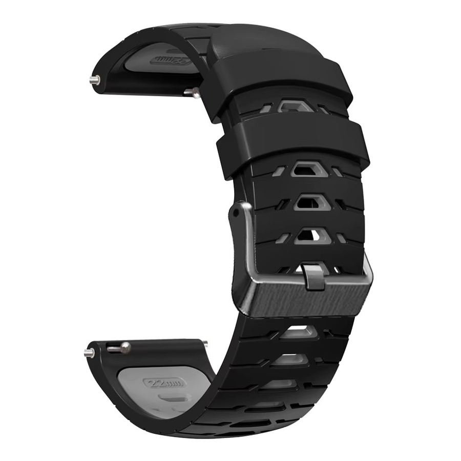 JSPSTA Uhrenarmband Silikon, Schwarz, Unisex - Bild 2