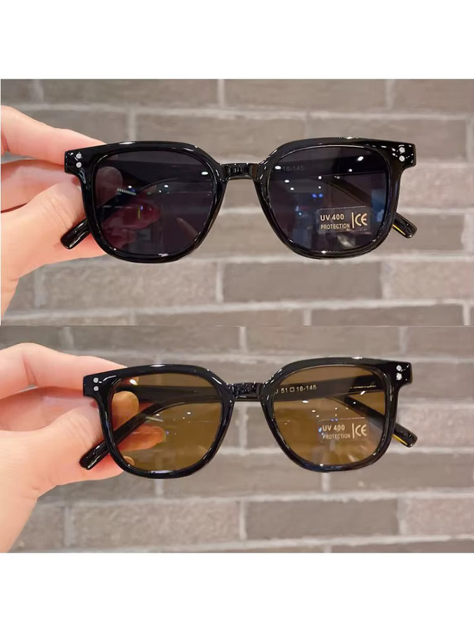 RUISIMO Kinder-Sonnenbrille, quadratisch, Vollrand, Kunststoff, schwarz - Bild 2