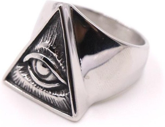 FOXANRY Jewelry Ring 925 Silber, Auge, Herren - Bild 1